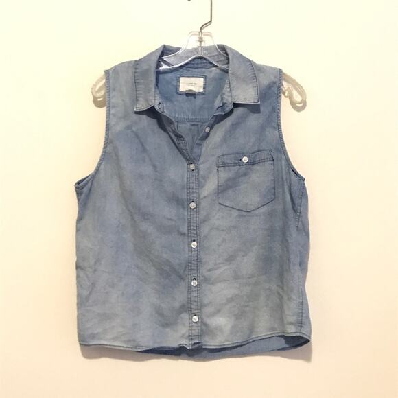 H&M chambray shirt - Picture 1 of 3